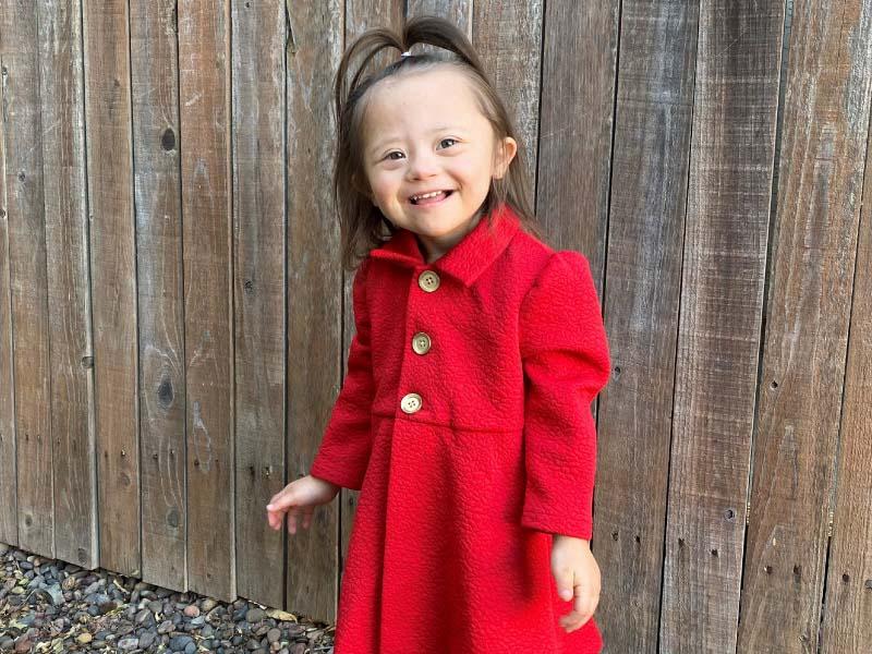 Three-year-old Ariel Hernandez has Down syndrome and underwent heart surgery last year. (Photo courtesy of Kristal Hernandez)